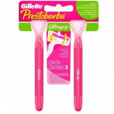 Aparelho Para Barbear Gillette Prest2 Aloe Feminino Embalagem Com 2 Unidades
