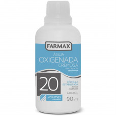 Água Oxigenada Cremosa Glicerina Farmax 20 Volumes 90ml