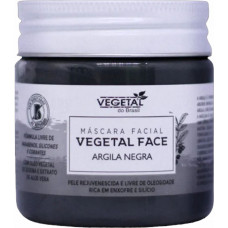 Mascara Facial Argila Negra 180G - Vegetal do Brasil