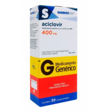 Aciclovir 400mg 30 Comprimidos - Sandoz
