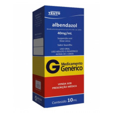 Albendazol 40mg/ml Suspensão com 10ml Teuto