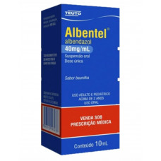 Albentel 40mg  suspensão 10ml