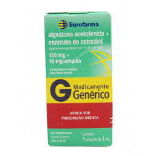 Algestona Acetonida + Enantato Estradiol Injeção 150+10mg/ml - Eurofarma 1ml