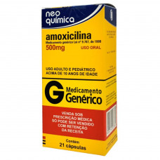Amoxicilina 500mg com 15 Cápsulas Neo Química