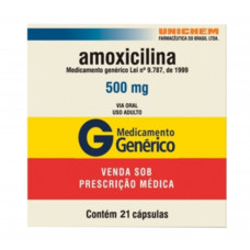 Amoxicilina 500mg com 21 Cápsulas Unichem