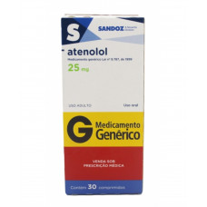 Atenolol 25mg com 30 Comprimidos