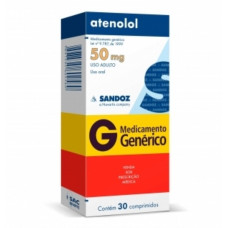 Atenolol 50mg com 30 Comprimidos Sandoz