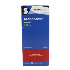 Atenopress 50mg com 30 Comprimidos Sandoz
