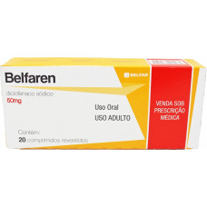 Belfaren 50 mg 20 Comprimidos Belfar