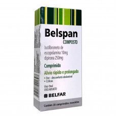 Belspan Composto Com 20 Comprimidos Belfar